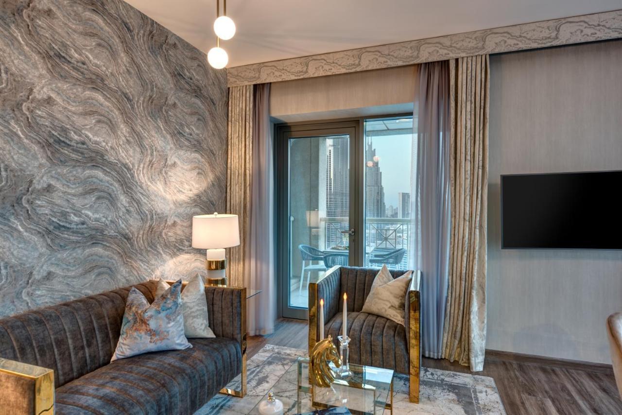 Durrani Homes - Designer 2Br Apt With Stunning Burj Khalifa And Fountain View Dubai Eksteriør bilde