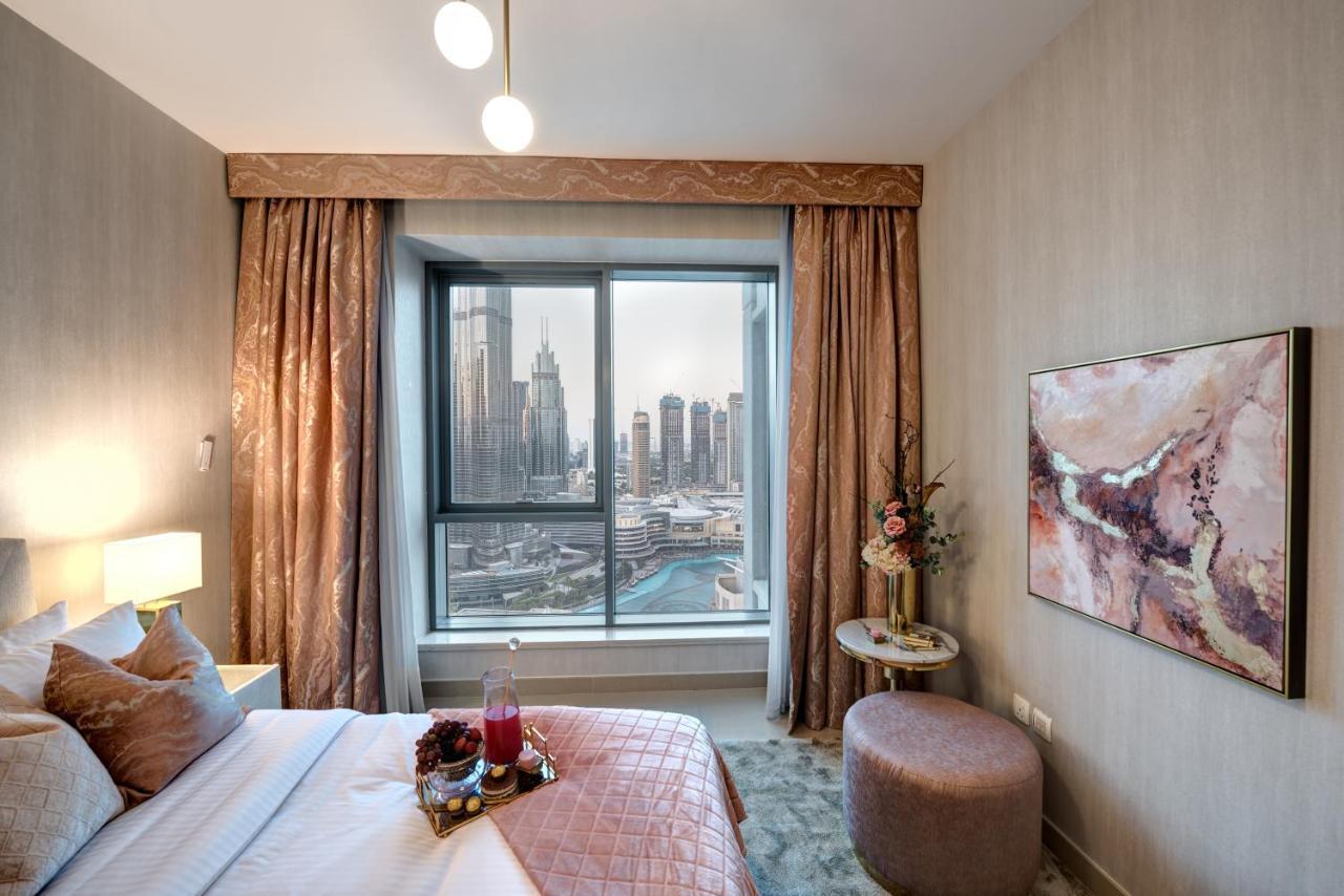 Durrani Homes - Designer 2Br Apt With Stunning Burj Khalifa And Fountain View Dubai Eksteriør bilde